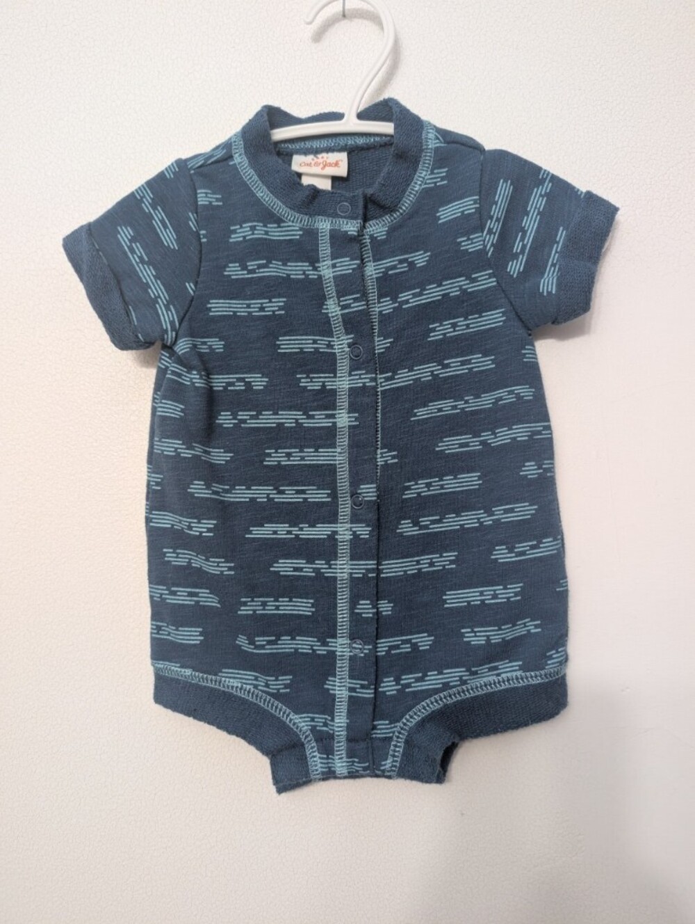 🌸4/25$ Cat & Jack Navy Baby Romper 0-3 M
